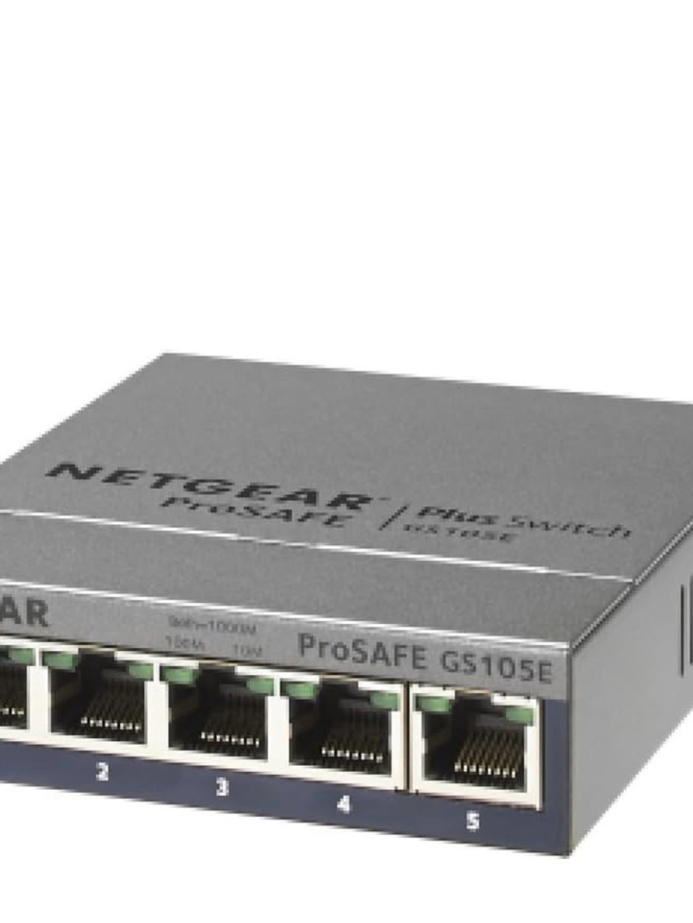 NETGEAR ProSAFE GS105E 5-Port Gigabit Switch Gray